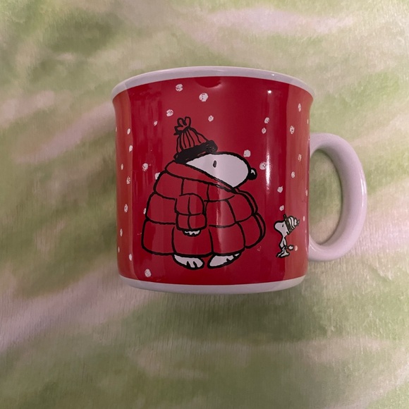 Cozy Red Cartoon Character Mug - Picture 2 of 6